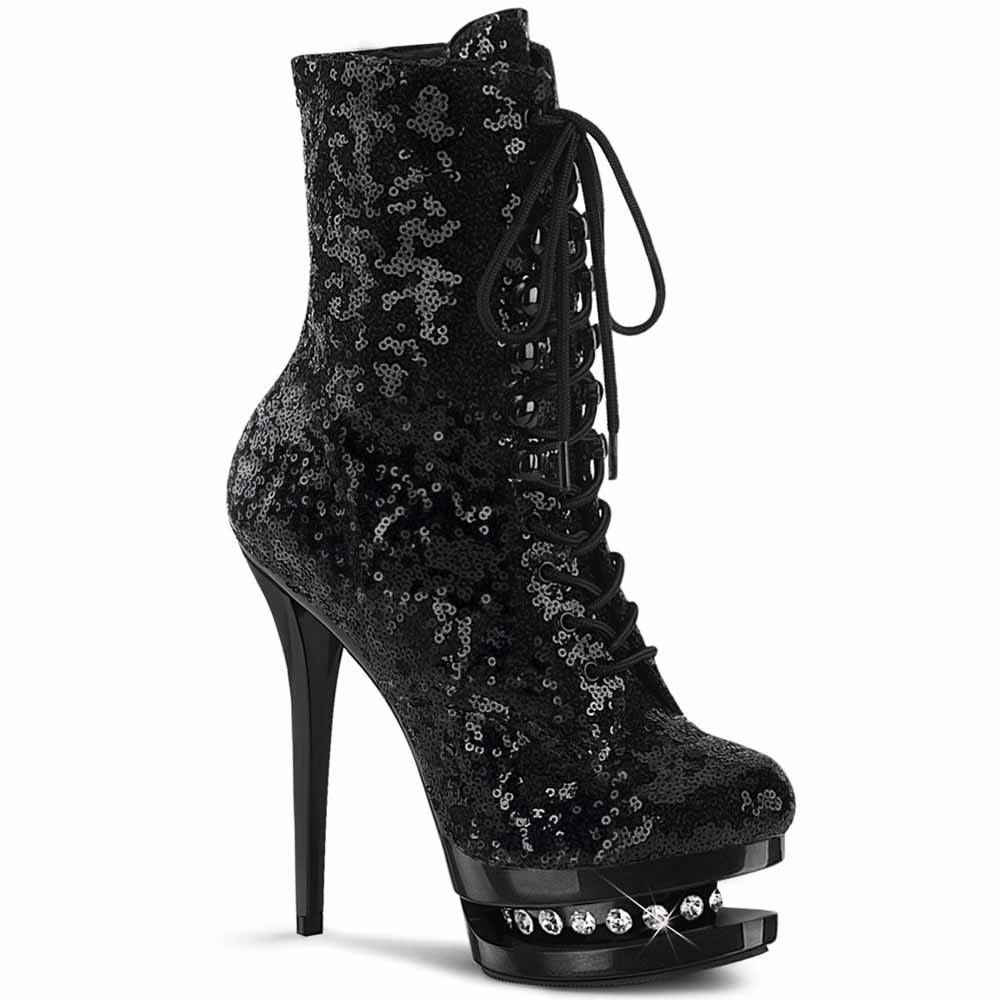 Pleaser - BLONDIER1020 Plattformstiefel, Poledance Schuhe - Pole dance schuhe - Schwarz Product image